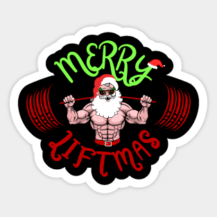 Merry Liftmas Merry Christmas Sticker